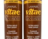 Zotos Lamaur Vita E Spray 12oz Ultra Hold Hairspray (Lot of 2) - £77.64 GBP