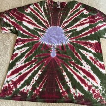 NEW Gildan Mens Red Green White Purple Mushroom Tie Dye Short Sleeve Shi... - $20.83