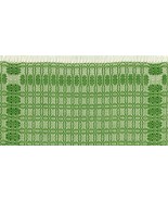 Artisan Handwoven Mini Rug/Table Mat 10.5&quot; x 11.5&quot; Light Apple #31, Cotton - $129.93 CAD