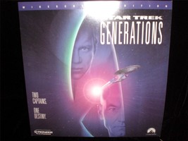 Laserdisc Star Trek Generations 1994 William Shatner, Patrick Stewart - £11.85 GBP