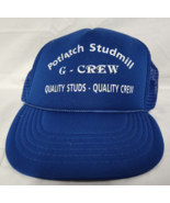 Novelty Potlatch Studmill G-Crew Trucker Hat Snap Back Cao - $27.43 CAD