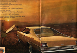 1969 Ford XL SportsRoof 2 page Ad   at the Airport Glider Airplane Theme c7 - $25.98