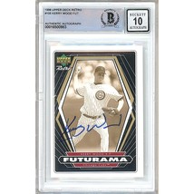 Kerry Wood Chicago Cubs Signed 1998 Upper Deck Futurama Rookie BGS Auto 10 Slab - £118.02 GBP