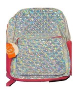 Quilted ~ Iridescent ~ Silver Scales ~ Cordura Back Base ~ Straps ~ Back... - $49.11 CAD