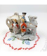 Vintage Porcelain Coach and Horses Figurine – Victorian Carriage Ornament - $559.15 MXN