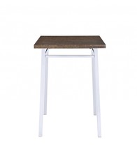 30&quot; Brown And White Square Manufactured Wood Bar Table - $679.36 CAD