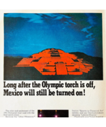1968 Western Airlines Advertisement Vintage Aviation Mexico Olympics DWW11B - $28.01 CAD