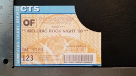 Kansas / Saga / Nazereth - Vintage Original German 1990 Concert Ticket Stub - £15.13 GBP
