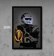 Tom Brady Poster Neon Portrait | LED Neon Sign, Home Decor, Gift Neon light - £31.90 GBP+
