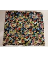 3 QUANTITY BUNDLE SCARF BLACK VINTAGE BUTTONS, PINK FLOWERS, BLACK WHITE... - €29,09 EUR