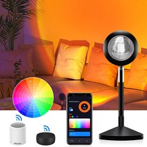 Sunset Lamp, Sunset Projection Lamp Light App Controlled 16 Colors Night Light - $23.21