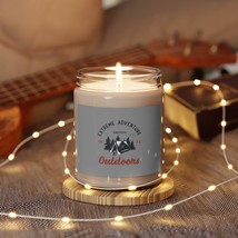 Scented Soy Candle, 9oz, 100% Natural Wax, Cotton Wick, Glossy Label, 9 Aromas,  - £21.40 GBP