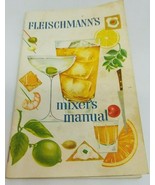 Vintage Fleischmann&#39;s Mixer&#39;s Manual Drink Recipe Booklet Alcohol - £5.49 GBP