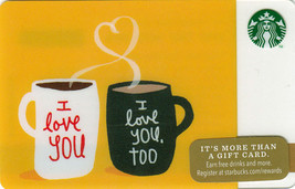 Starbucks 2014 Cups in Love Collectible Gift Card New No Value - £2.33 GBP