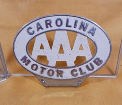 Vintage American Automobile Association AAA License Plate Topper Badge E... - £22.02 GBP