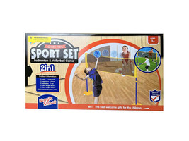 Case of 1 - 2 IN 1 Rackets Ball &amp; Volleyball Set - £63.07 GBP