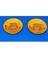 Collectible/Dining-Saucer-Bowls/Stafford Shire Canary Rust Red Saucer Te... - $1,018.56 MXN