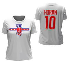  Lindsey Horan US Soccer Team FIFA World Cup Women&#39;s T-Shirt   - £23.97 GBP+