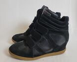 SKECHERS SKCH+3 Hidden Wedge Platform Sneakers Sz 10 Women Suede High To... - $34.64