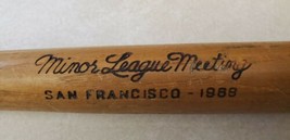 Louisville Slugger Minor League Meeting Mini Bat 1968 San Francisco - £19.22 GBP