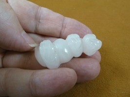 (Y-OTT-LA-561) pink Rose Quartz SEA OTTER carving figurine marine river ... - $14.01