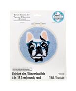 Needle Creations Bulldog With Glasses 6 Inch Punch Needle Kit - €7,24 EUR