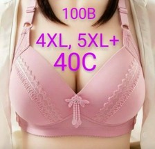 Women Bra Soft Daily Wear Push Up Seamless Wireless Brassiere 4XL, 5XL+ - £9.03 GBP