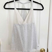 Lucky Brand Grey Ribbed Racerback Sleep Tank M - $18.70