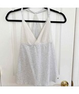 Lucky Brand Grey Ribbed Racerback Sleep Tank M - $18.70