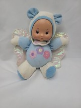 HK City Toys Rare Multicolor Butterfly Baby Doll w/Crinkle Wings 12&quot; Blue  - £12.76 GBP