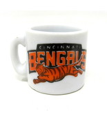 Cincinnati Bengals Miniature Cup NFL Football 1&quot; Ceramic Mug Ornament Di... - £7.74 GBP