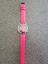 Mickey Mouse Watch, Red Band, 9.5&quot; Long, Face Is 1.5&quot; Dia, New, Never Used - £11.95 GBP