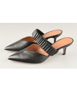 *Malone Souliers Matilda Pointed Leather Mules in Black Size 37 - $5,618.58 MXN
