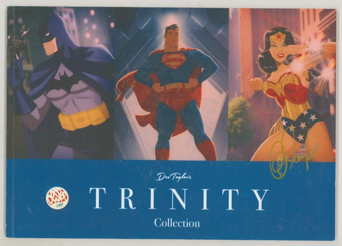 Des Taylor SIGNED Trinity Art Book AP1 Artist Proof Superman Batman Wond... - $98.99