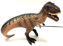 Schleich T-Rex Tyrannosaurus Dinosaur Figure D-73527 Moving Jaw brown dino - £11.87 GBP