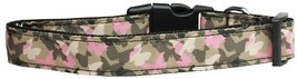 Camo Butterflies Nylon Dog Collar Medium - $26.99