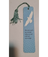 Vtg &#39;87 Eagle Dreams First Impressions Embossed Antioch Bookmark 80s Mad... - £8.99 GBP