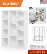 Engineered Wood 11-Cube Freestanding Bookcase - Stylish &amp; Practical Solu... - $86.99