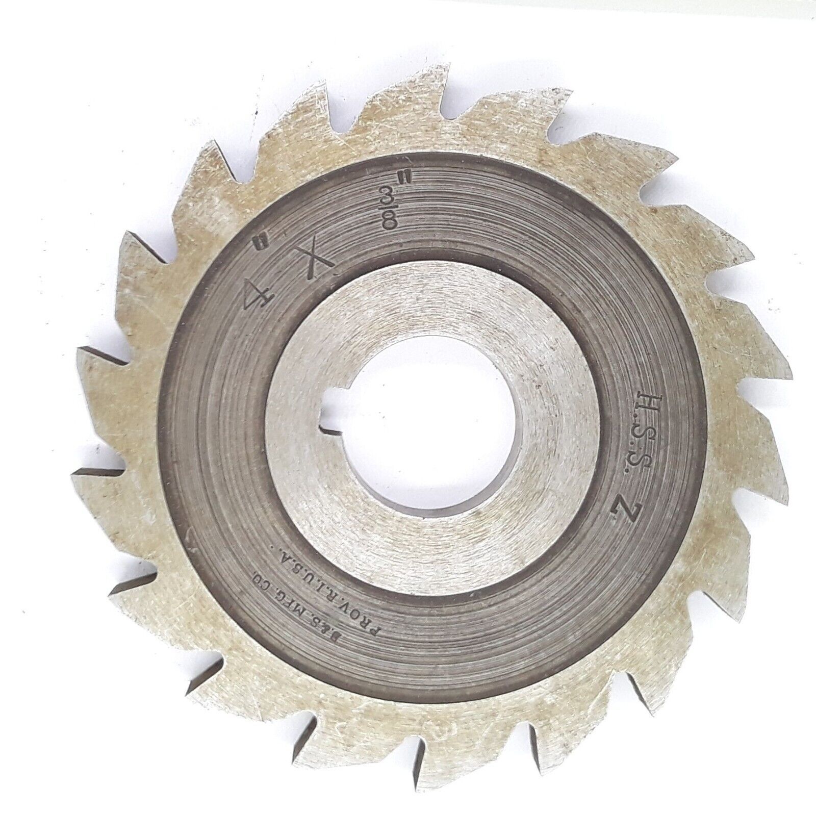 Brown &amp; Sharpe 4&quot;X3/8&quot; X 1&quot; HSS Side Milling Cutter - $21.99