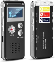 32Gb Digital Voice Recorder With Playback – Usb Rechargeable, And Hd Audio - $37.95