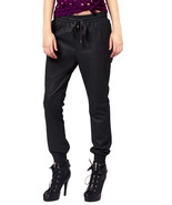 Leather Pants Size Leggings Womens Pant Rise Vegan Skinny Trousers Soft ... - $107.75