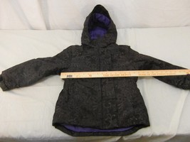 Children Youth Girl&#39;s Cherokee Black Purple Gray Winter Full Zip Coat 32003 - £9.05 GBP
