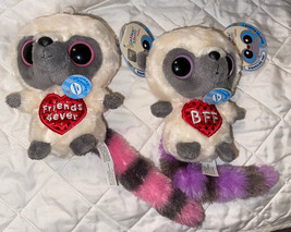 YooHoo &amp; Friends Aurora Bush Baby (2) W/Noise Plush 5” BFF &amp; Friends Forever NWT - $19.99