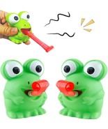 Easter Basket Stuffers Creative Stress Rubber Frog Toys Tongue Sticking ... - £17.49 GBP