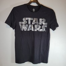 Star Wars Mens Shirt Medium Black Crew Neck Short Sleeve Disney Casual - $11.96