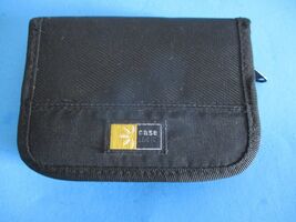 Case Logic Carrying Case Holds 6 Knives Padded Cloth W/Zipper 4" x 5" VGUC - $9.41