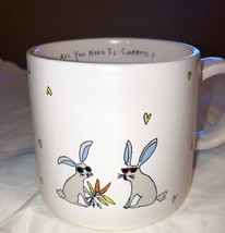 All You Need is carrots  rabbit Bunny  Coffee or Cocoa Mug   NEW - £8.53 GBP