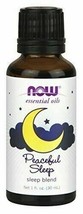 NEW Now Foods Peaceful Sleep Essential Oil Blend 1 Ounce - £12.38 GBP