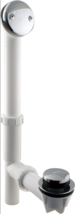 Bathtub Drain Kit w/ Plug Polished Chrome 593244-26 1-1/2&quot; Tubular Tip Toe - £19.02 GBP