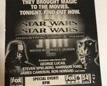 From Star Wars To Star Wars Print Ad George Lucas Harrison Ford Ron Howa... - $5.93